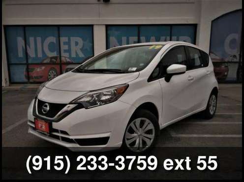 2019 Nissan Versa Note - Payments AS LOW AS $299 a month - 100% -... for sale in El Paso, TX