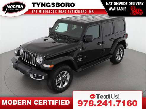 2020 Jeep Wrangler Unlimited Unlimited Sahara - - by for sale in Tyngsboro, MA