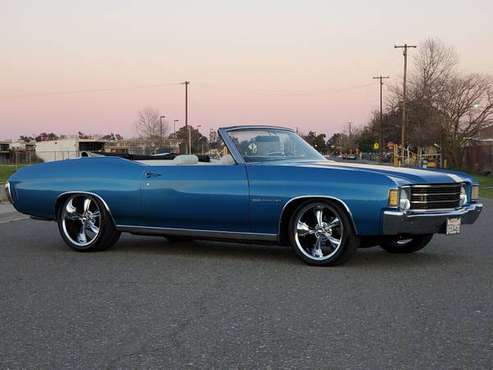 1972 convertible chevelle AC, 350, power top, - - by for sale in Rio Linda, OR