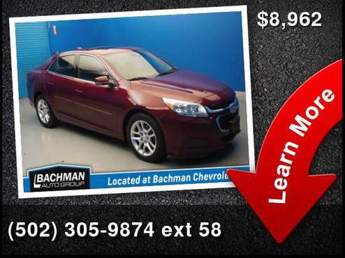 2015 Chevrolet Chevy Malibu Lt - cars & trucks - by dealer - vehicle... for sale in Louisville, KY