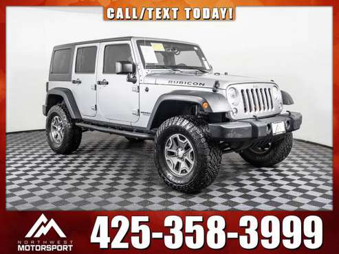 2014 *Jeep Wrangler* Unlimited Rubicon 4x4 - cars & trucks - by... for sale in Lynnwood, WA