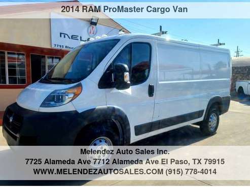 2014 RAM ProMaster Cargo Van 1500 Low Roof 136 WB - cars & trucks -... for sale in El Paso, TX