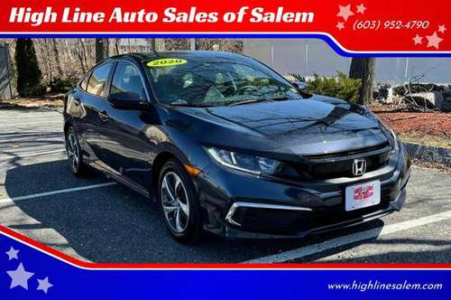 2020 Honda Civic LX 4dr Sedan CVT EVERYONE IS APPROVED! - cars & for sale in Salem, NH