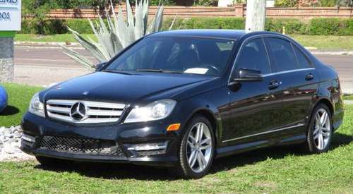 2013 Mercedes C250 Black on Black Navigation Mint - cars & for sale in Palm Harbor, FL