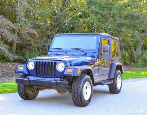 2004 JEEP WRANGLER SPORT, 4.0L 6 CYL. 5 SPEED, NEW TOP, NEW TIRES for sale in Wilmington, NC