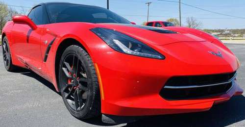 NAVIGATION - BLUETOOTH Red 2014 Chevy Corvette Stingray 1LT Coupe for sale in Clinton, AR