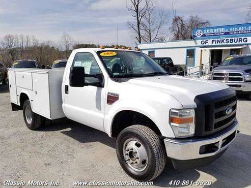 2008 Ford F-350 F350 F 350 XLT 4X4 DRW UTILITY_BED EZ FINANCING !! for sale in Finksburg, MD