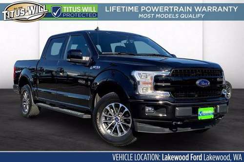 2019 Ford F-150 4x4 4WD F150 Truck LARIAT Crew Cab for sale in Lakewood, WA