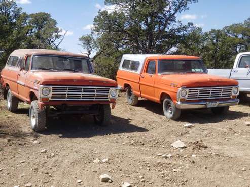 Hi boy 1969 f100 F250 v8 manual 2 trucks - - by dealer for sale in Santa Fe, NM