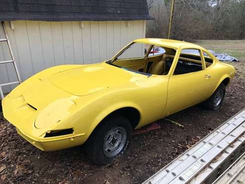 1970 Opel GT 1 9 Rolling Chassis and Parts for Restoration for sale in Lebanon, GA