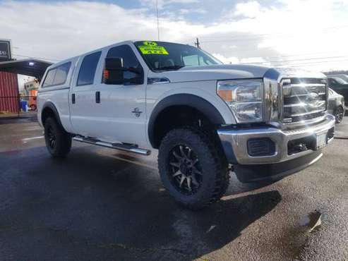 2016 Ford F250 Crew Cab Short Bed 76k Miles 6.7 Powerstroke - cars &... for sale in Eugene, OR