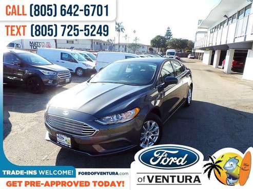 270/mo - 2018 Ford Fusion S - - by dealer - vehicle for sale in Ventura, CA
