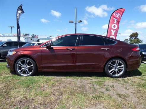 2015 FORD FUSION TITANIUM LEATHER NAV LOADED LOW MILES - cars & for sale in San Diego, CA