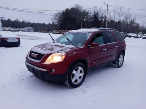 2007 GMC Acadia SLT loaded up all wheel drive - - by for sale in Exeter, ME