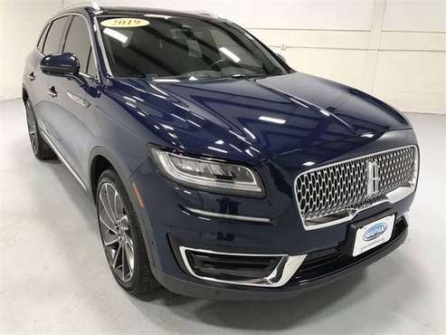 2019 Lincoln Nautilus Reserve with - cars & trucks - by dealer -... for sale in Wapakoneta, IN