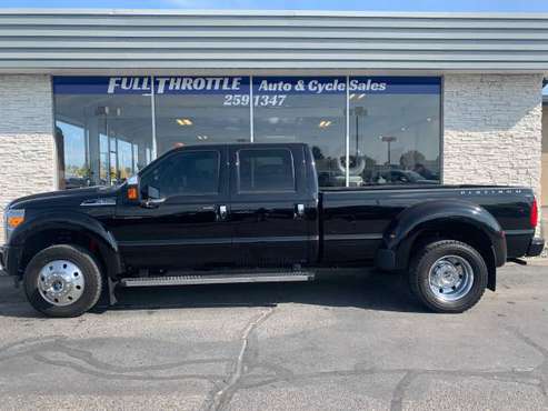 2016 FORD F450 SUPER DUTY PLATINUM DUALLY - cars & trucks - by... for sale in Billings, MT