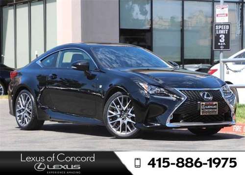 2016 Lexus RC 350 Monthly payment of for sale in Concord, CA