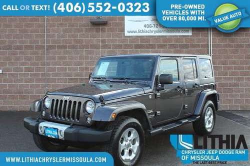 2014 Jeep Wrangler Unlimited SUV Wrangler Unlimited Jeep for sale in Missoula, MT