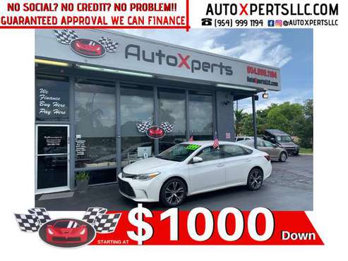 2016 TOYOTA AVALON XLE for sale in Wilton Manors, FL