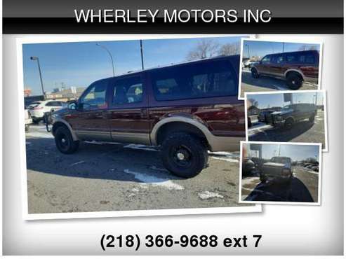 2001 Ford Excursion Limited - cars & trucks - by dealer - vehicle... for sale in International Falls, MN