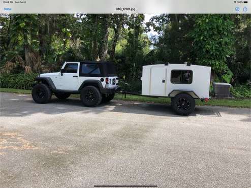 2016 wrangler & Off road camper - cars & trucks - by owner - vehicle... for sale in New Smyrna Beach, CO