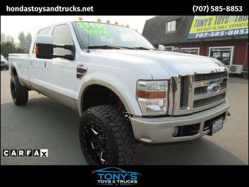 2008 Ford F-350 Super Duty Lariat 4dr Crew Cab 4WD LB MORE VEHICLES... for sale in Santa Rosa, CA