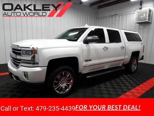 2016 Chevy Chevrolet Silverado 1500 4X4 Crew Cab High Country pickup for sale in Branson West, AR