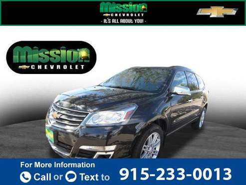 2015 Chevy Chevrolet Traverse LT suv Black Granite Metallic - cars &... for sale in El Paso, TX