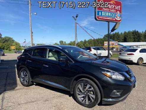 2017 NISSAN MURANO PLATINUM - cars & trucks - by dealer - vehicle... for sale in Somerset, MN