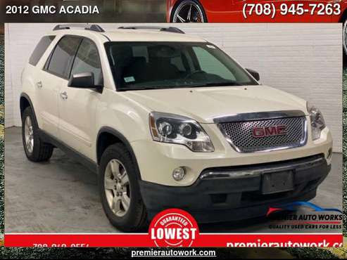2012 GMC ACADIA SLE - cars & trucks - by dealer - vehicle automotive... for sale in Alsip, IL