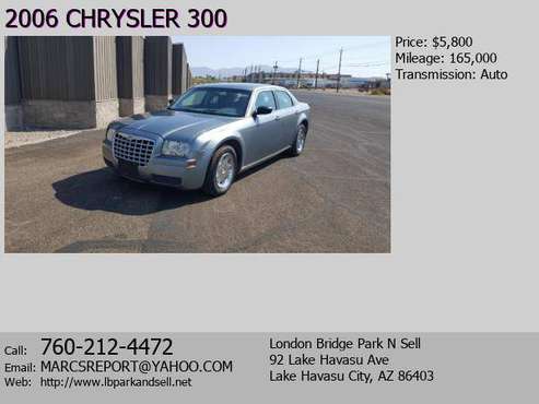 2006 CHRYSLER 300 - - by dealer - vehicle automotive for sale in Lake Havasu City, AZ