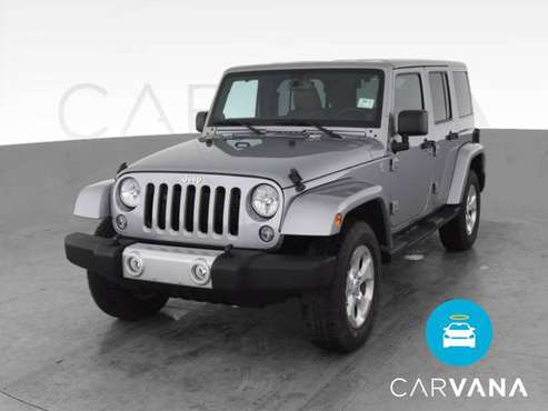 2014 Jeep Wrangler Unlimited Sahara Sport Utility 4D suv Gray - -... for sale in Chaska, MN