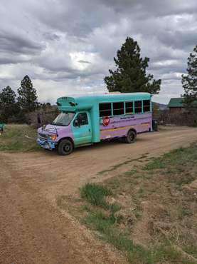 2001 Ford E450 diesel mini bluebird bus for sale in Durango, CO