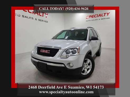 2009 GMC Acadia SLE! New Tires! New Brakes! Seats 7! Clean Carfax! for sale in Suamico, WI