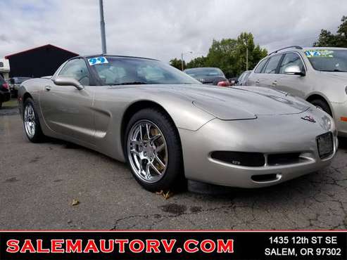 1999 Chevrolet Corvette Coupe Silver $1000 DOWN SALE for sale in Salem, OR