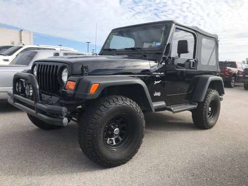 1999 JEEP WRANGLER BLACK*2DR*6 SPEED*4.0 I-6*WHEELS&TIRES!!!!!!!!!!!!! for sale in Norman, OK