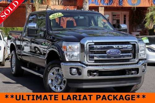 2015 Ford F-250 Diesel Lariat Crew Cab 4x4 Truck #33817 - cars &... for sale in Fontana, CA