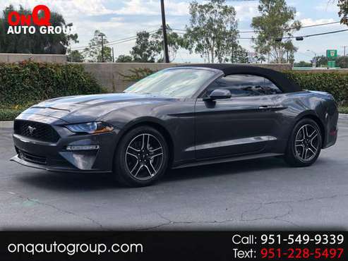 2019 Ford Mustang EcoBoost Convertible for sale in Corona, CA