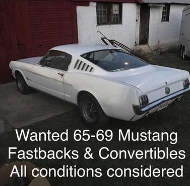 Classic Ford Mustang Wanted 1965-1969 - cars & trucks - by owner -... for sale in Richmond , VA