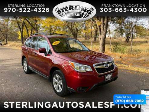 2016 Subaru Forester 4dr CVT 2.5i Premium PZEV - CALL/TEXT TODAY! -... for sale in Sterling, CO