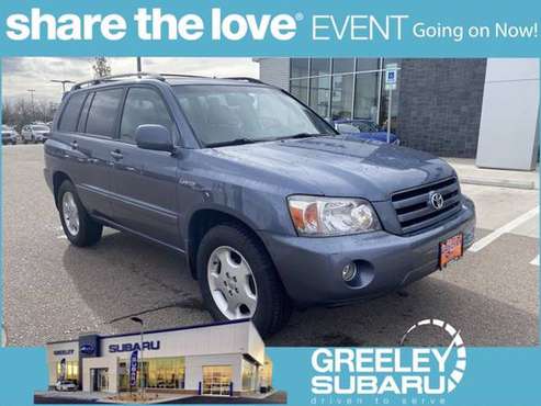 2006 Toyota Highlander w/3rd Row - cars & trucks - by dealer -... for sale in Greeley, CO