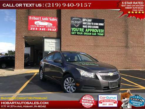 2011 CHEVROLET CRUZE LS $500-$1000 MINIMUM DOWN PAYMENT!! CALL OR... for sale in Hobart, IL