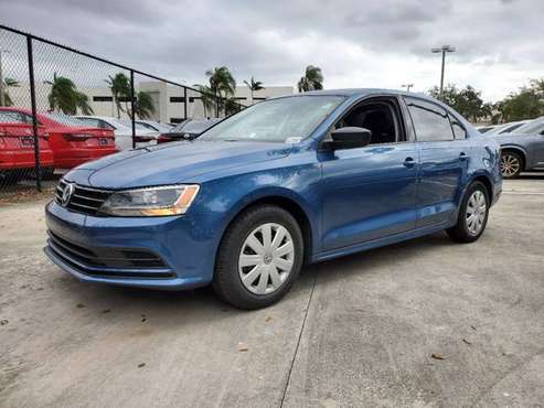2016 *Volkswagen* *Jetta Sedan* *S* SILK BLUE - cars & trucks - by... for sale in Coconut Creek, FL