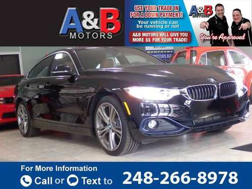2017 BMW 4 Series 430i xDrive Gran Coupe coupe Black for sale in Waterford Township, MI