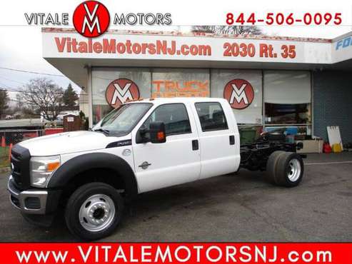 2011 Ford Super Duty F-450 DRW CREW CAB * DIESEL 67K * CAB CHASSIS -... for sale in south amboy, OH