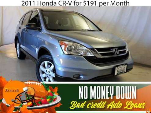 $191/mo 2011 Honda CR-V Bad Credit & No Money Down OK - cars &... for sale in Glendale Heights, IL