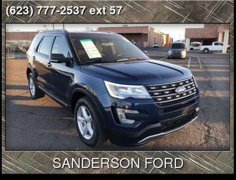 2017 Ford Explorer XLT 4WD Blue Jeans Metallic - - by for sale in Glendale, AZ