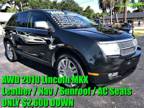 AWD 2010 Lincoln MKX *BUY HERE PAY HERE*100+CARS*ALL APPROVED - cars... for sale in New Smyrna Beach, FL