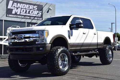 2017 FORD F350 SUPER DUTY KING RANCH LIFTED DIESEL 4X4 LIFTED ON 40... for sale in Gresham, OR