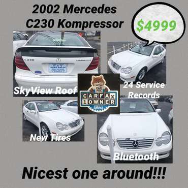2002 Mercedes C230 Kompressor Coupe 1-Owner Carfax Nicest one for sale in Sewell, NJ